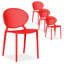 Suze Stackable Outdoor Patio Dining Side Chair-628877715