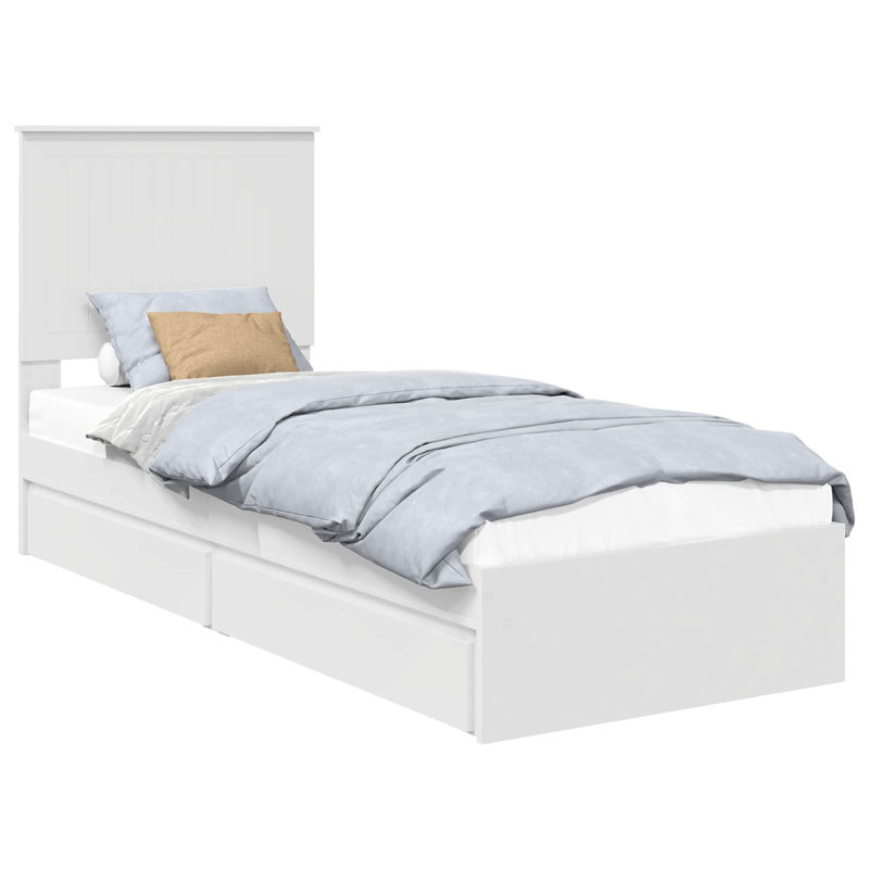 Bed, Small Single (2'6), White