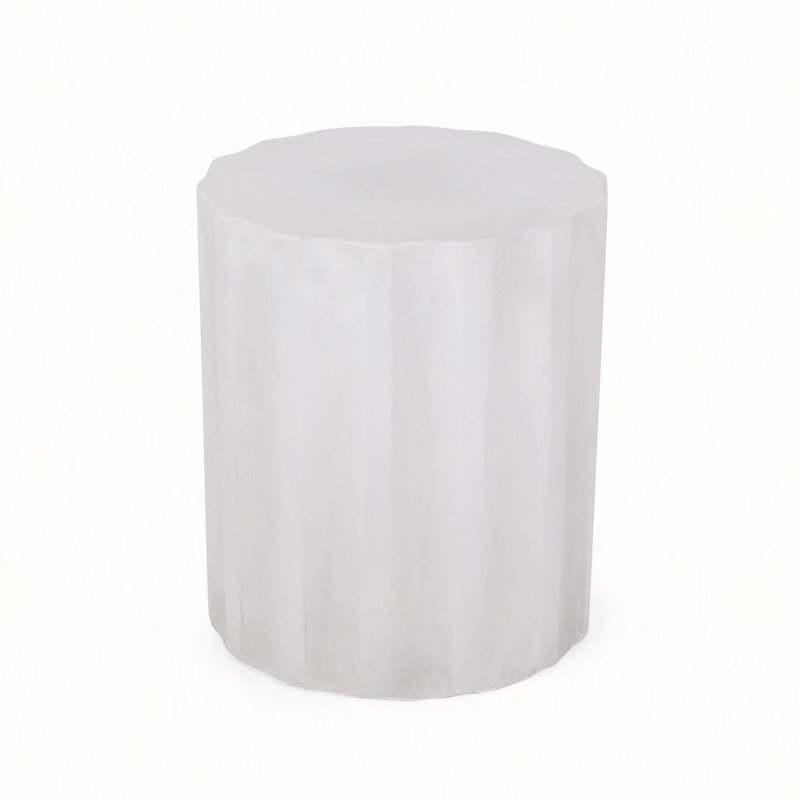 Outdoor Lightweight Concrete Side Table