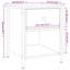 Litvak 40cm W Iron Bedside Table-202236241-236955609