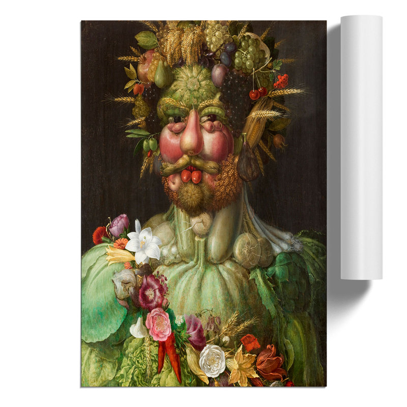 Vertumnus by Giuseppe Arcimboldo - No Frame Painting, 59cm H x 42cm W x 0.1cm D