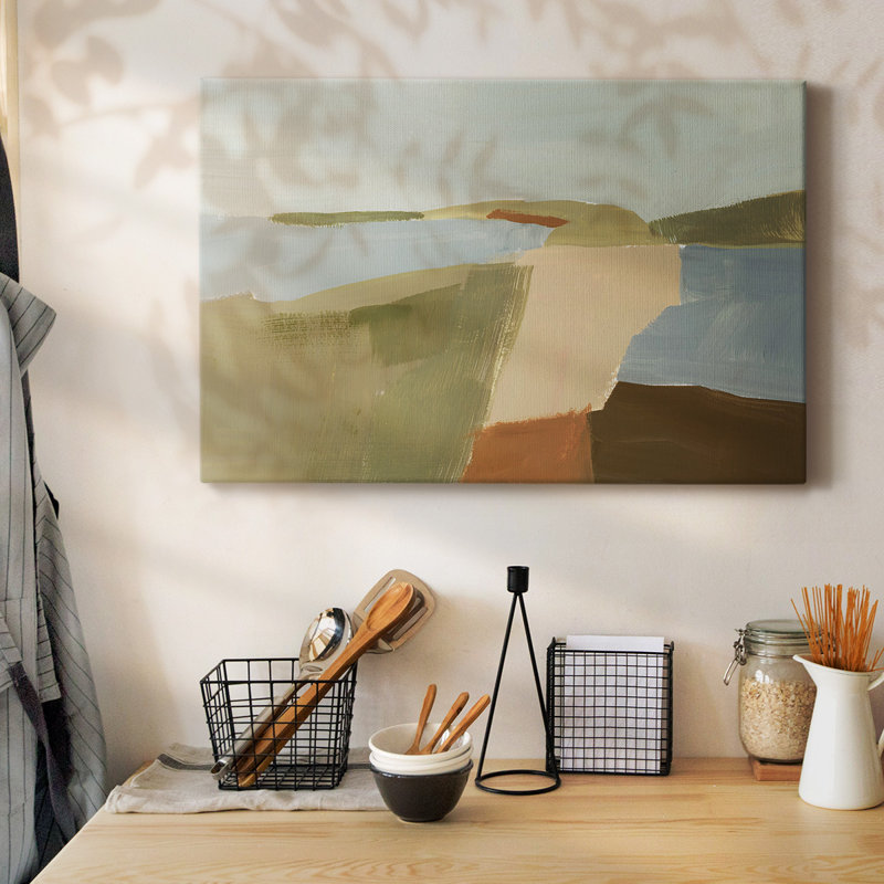 «Stacked Landscape II», toile tendue avec châssis, H 18 po x l 27 po