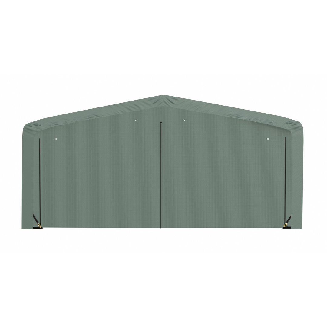 ShelterTube Wind and Snow-Load Rated Garage, 20x27x10 Green ShelterLogic