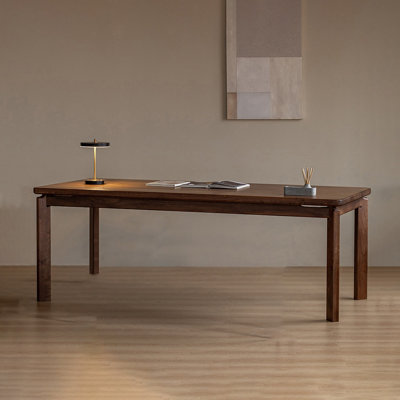 Black walnut solid wood large tabletop table