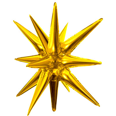 PMU Magic Starburst 22 Inch Mylar Balloon