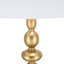Lampe de table 15X29,5 "dorée et blanche avec corps rond à quatre niveaux (abat-jour requis)-947381661