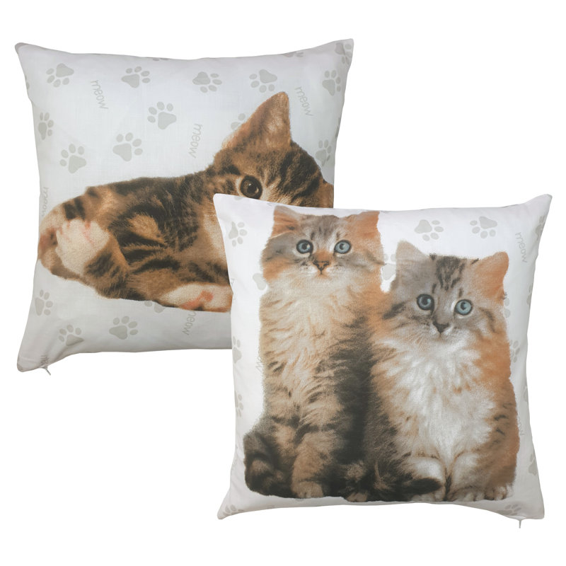 CUTE KITTENS Chet Square Cushion Cover