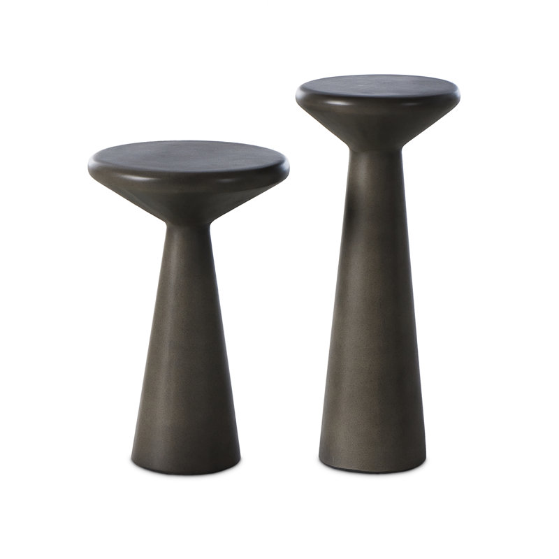 Ravine Nesting End Table, Dark Gray