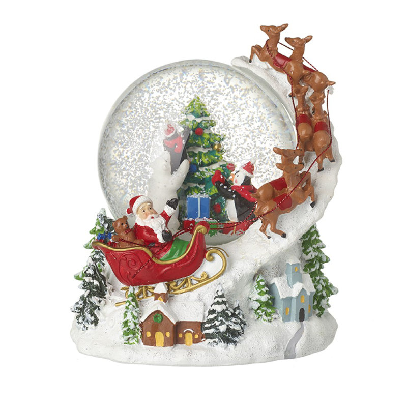 Christmas Deer Snow Globe