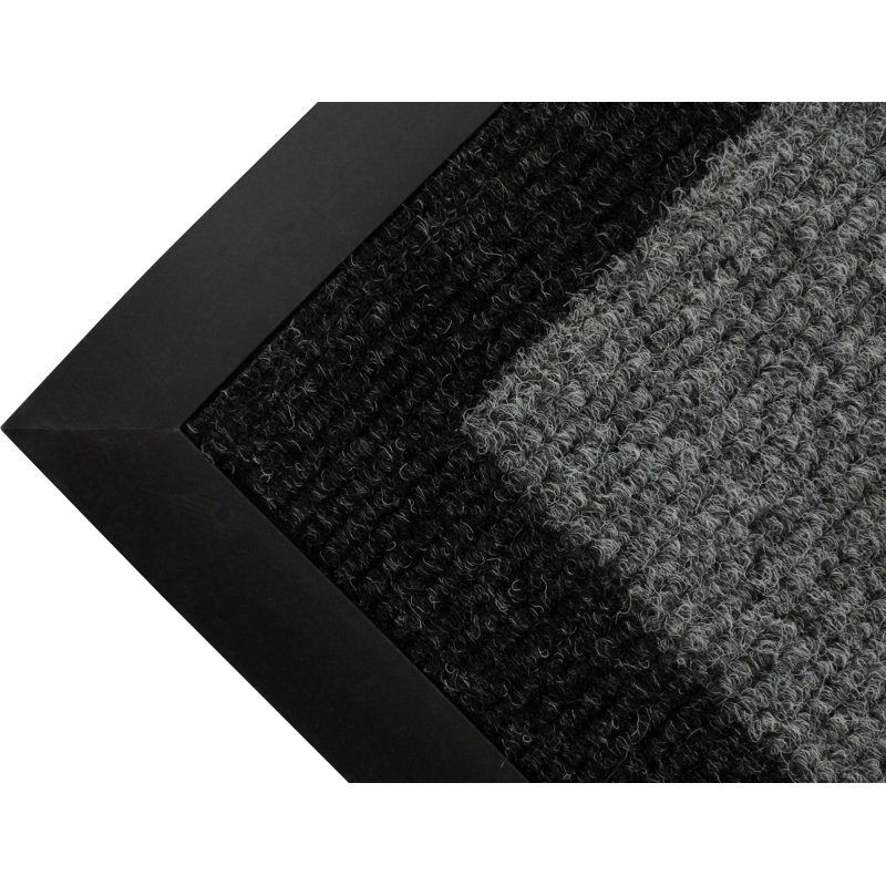Asai Non-Slip Outdoor Doormat, E, Gray, 24" W x 48" L