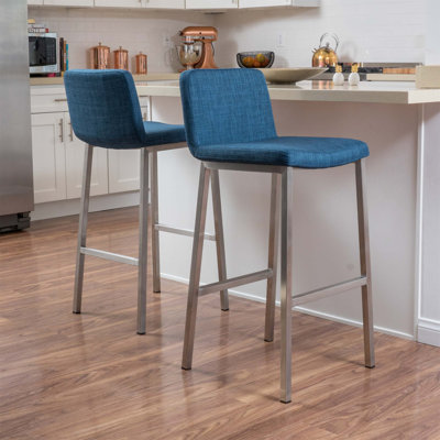 Tabouret de comptoir rembourré Kaitlynmarie