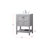 Krish 24'' Single Bathroom Vanity with Engineered Marble Top-115073498
