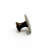 Worn Brass Round "Bari" Cabinet Knob