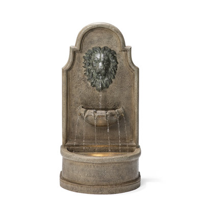 Handcrafted Weather Resistant Fountain with Lights