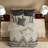 Modern Bedding Sets, King Cal King Cotton Flax Boho Bedroom Home