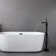 1 Handle Floor Freestanding Tub Faucet with Diverter