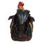 Figurine de coq accroupie