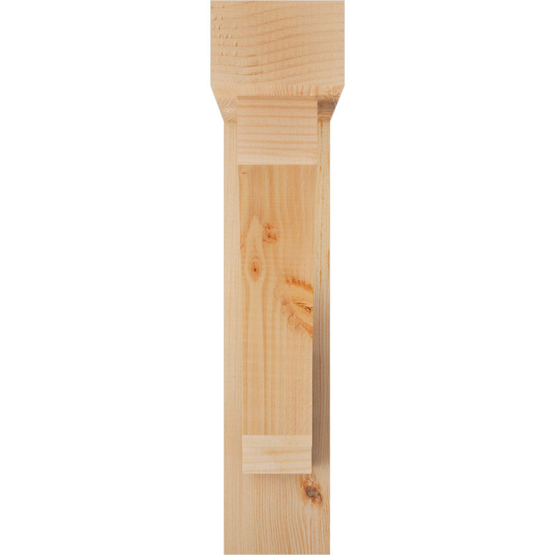Support de bloc impérial avec entretoise décalée, 26 x 22, Sapin Douglas de l 5 1/2 po (lisse)