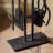 Jetta Fire Poker-Hammered Black Iron