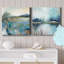 Energetic Earth - ensemble de 2 peintures sur toile tendue-1670114867