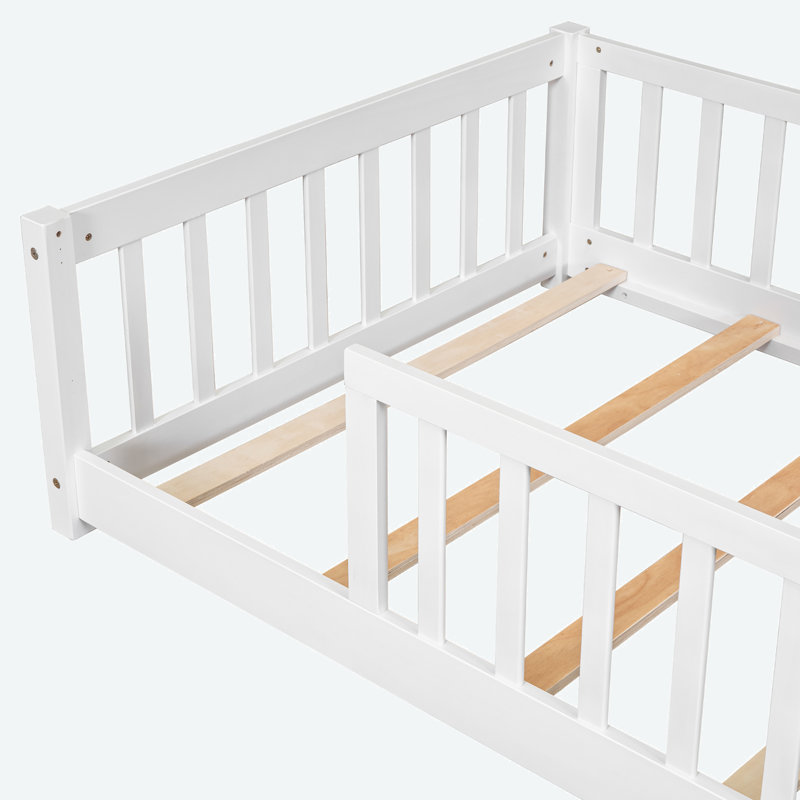 Cabra Kids Twin Toddler Beds, White