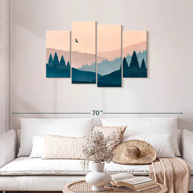 Kerrick Eagle Over Mountain Forest
