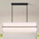 Lustre carré / rectangulaire rectangulaire à 5 lumières avec abat-jour en tissu blanc Ajanee - H 11,02 po x l 39,37 po