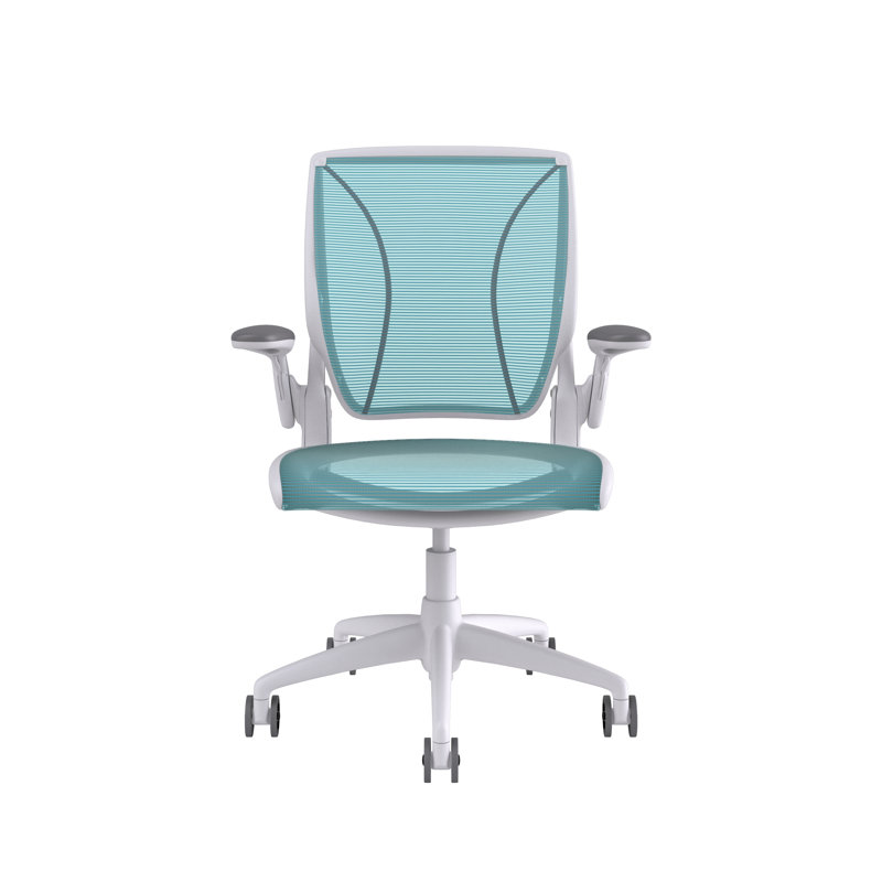 World Mesh Task Chair, White, Adjustable, White