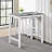 [3-Piece Counter Height Dining Set] Space-Saving Table With 2 Stools;Easy To Clean-1441136771-1441136770