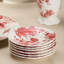 Ensemble d'assiettes en porcelaine Gabrielle Rose