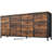  Long 14 Drawer Dresser TV Console, Power Outlets, 63” Storage Chest for Bedroom-2077709601