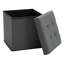 38cm Square Footstool Ottoman with Storage