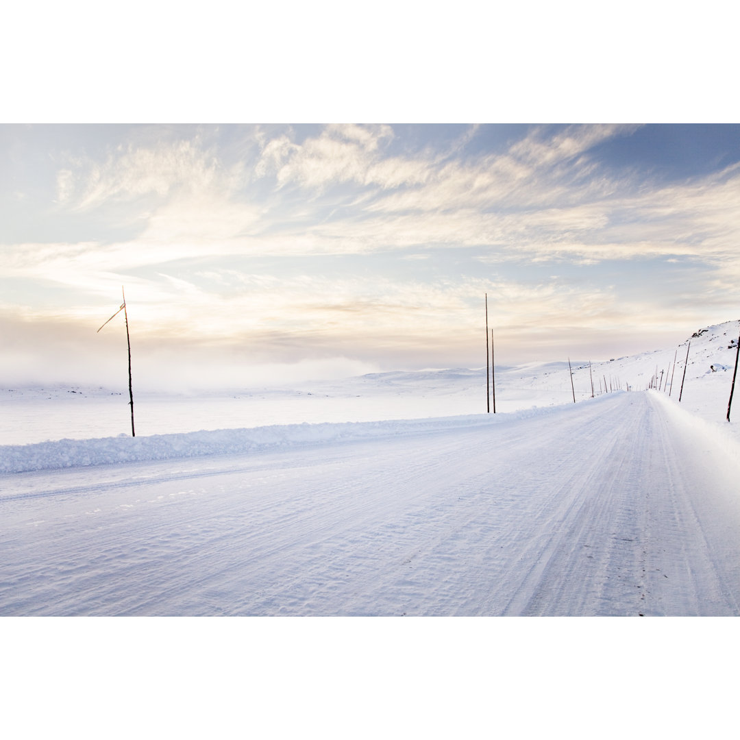 Leinwandbild Mountain Road von Fredpho