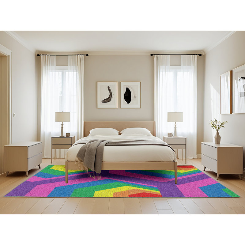 Tapis bleu Khang, Rectangle 5 pi x 8 pi