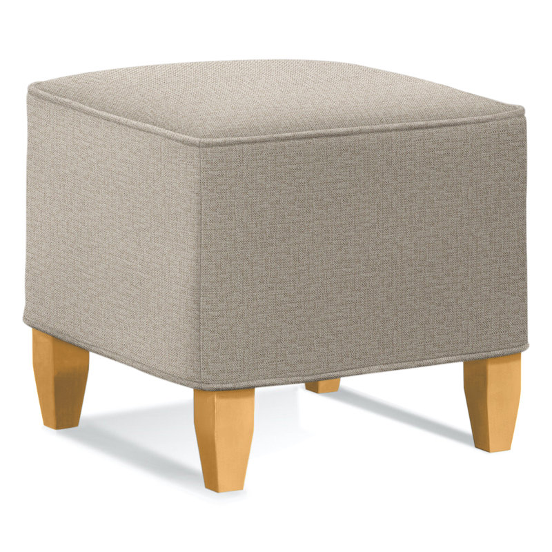 Brooklyn Square Ottoman, Beige Performance Fabric Polypropylene/Olefin, Graystone