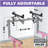 Liquid Stands 2 Tier Keyboard Stand Attachment - Arms Only - Double Stand Extender for Square Tube Z Style Stands