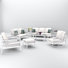 Ensemble de conversation avec coussins Sunbrella pour 7 personnes Townsend