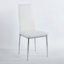 Ensemble de salle à manger 1 + 4,5 pièces, table de salle à manger à pieds en métal Mid-Century pour 4-6 personnes avec plateau en verre, table de salle à manger à piédestal, table basse de loisirs-1228939352-1228939354