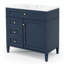 Ensemble de meuble-lavabo simple 36 po avec plateau en résine Eassa-2040312158-2040163070