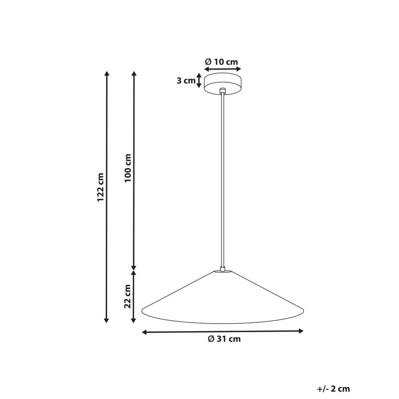 PORONGOS 1 - Light Natural Bowl Pendant