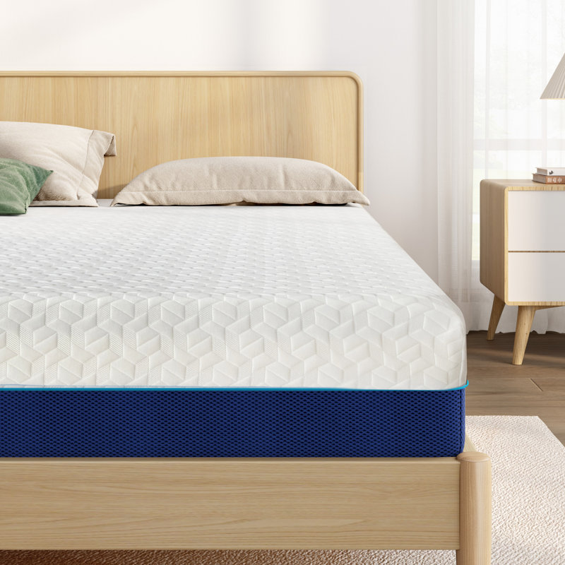 Matelas moyen en mousse viscoélastique 6 ", Lit simple, 6"