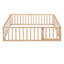 Structure de lit de jour en bois avec clôture-625143323-625143326
