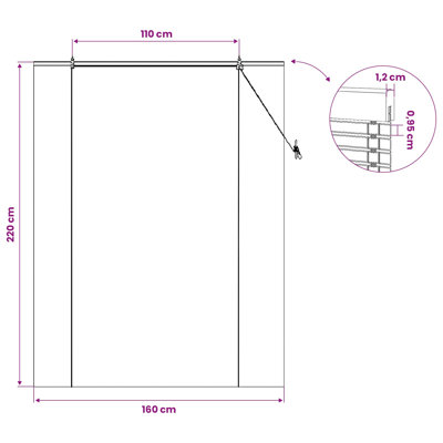 Bamboo Roller shade