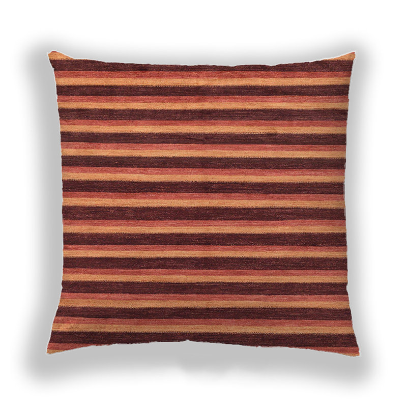 Abstract Reversible Throw Pillow, Microsuede