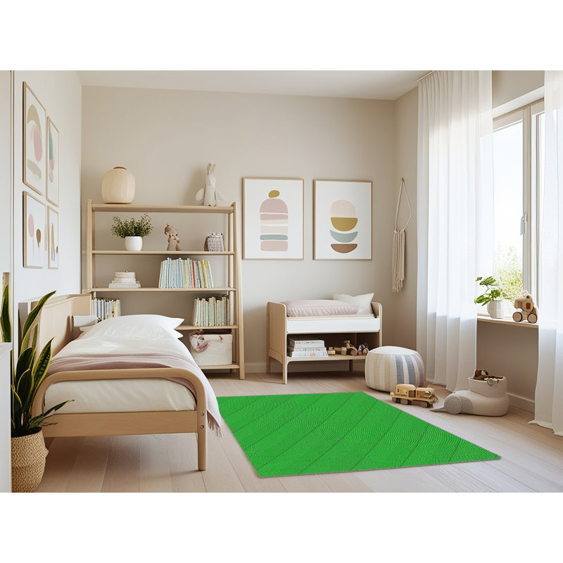 Tapis de zone verte à motif, Rectangle 3 pi x 5 pi
