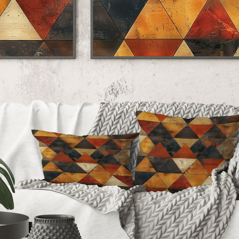 Triangle - Glam Lumbar Pillow