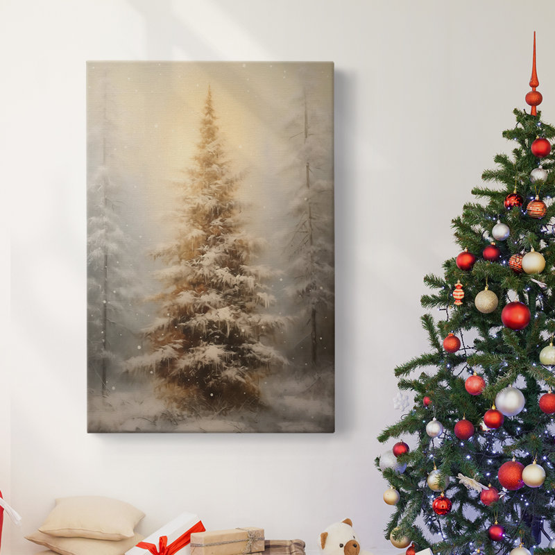 Art des Fêtes de Noël - Toile tendue avec châssis dxcvi, H 18 po x l 12 po