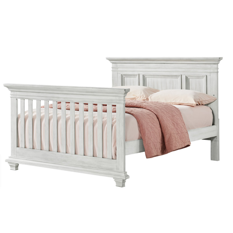 Lit de bébé convertible 4-en-1 WESTON, Blanc rétro