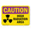 High Radiation Area Decal 5" X 3.5"