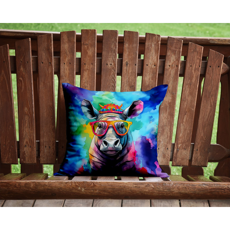 Coussin Hippie, H 14 po x l 14 po